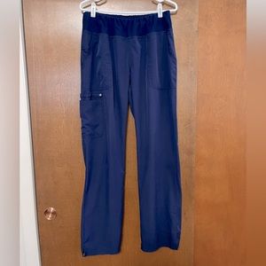 Navy blue scrub pants. Size Medium